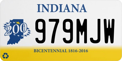 IN license plate 979MJW