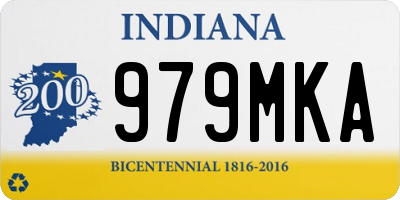 IN license plate 979MKA