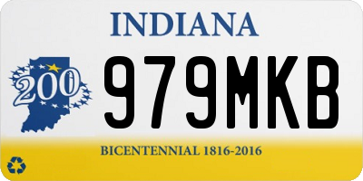 IN license plate 979MKB