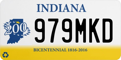 IN license plate 979MKD