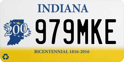 IN license plate 979MKE