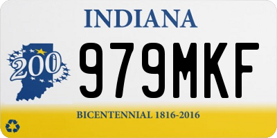 IN license plate 979MKF