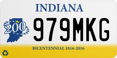IN license plate 979MKG