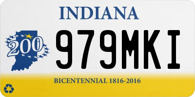 IN license plate 979MKI