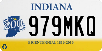 IN license plate 979MKQ