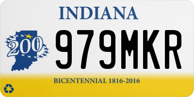 IN license plate 979MKR