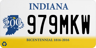 IN license plate 979MKW