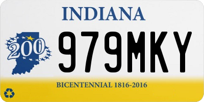 IN license plate 979MKY