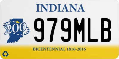 IN license plate 979MLB