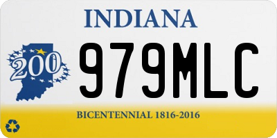 IN license plate 979MLC