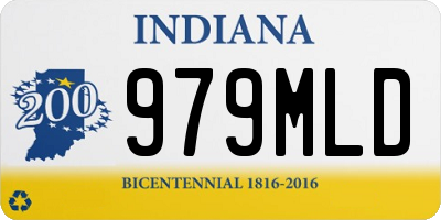 IN license plate 979MLD