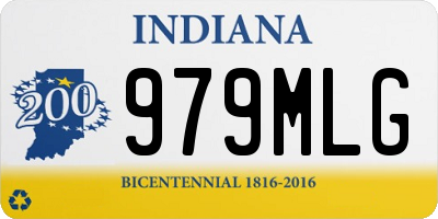IN license plate 979MLG