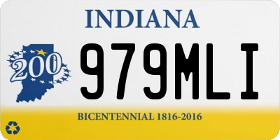 IN license plate 979MLI