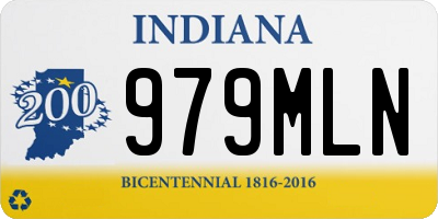 IN license plate 979MLN