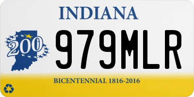 IN license plate 979MLR