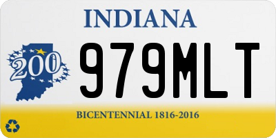 IN license plate 979MLT