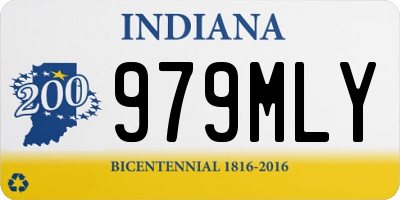 IN license plate 979MLY