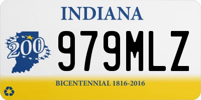 IN license plate 979MLZ