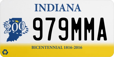 IN license plate 979MMA
