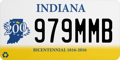 IN license plate 979MMB
