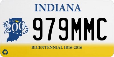 IN license plate 979MMC