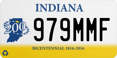 IN license plate 979MMF