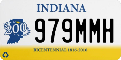 IN license plate 979MMH