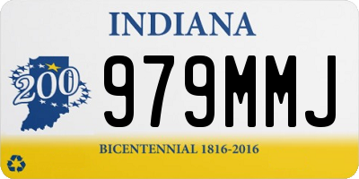 IN license plate 979MMJ