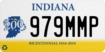 IN license plate 979MMP