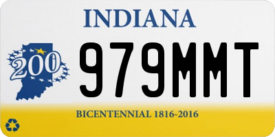 IN license plate 979MMT