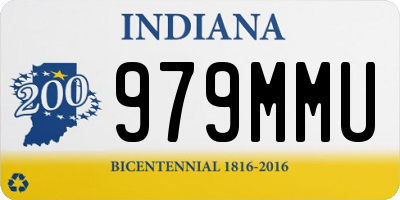 IN license plate 979MMU