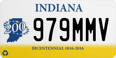 IN license plate 979MMV