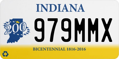 IN license plate 979MMX