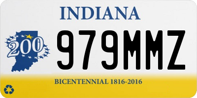 IN license plate 979MMZ