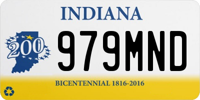 IN license plate 979MND