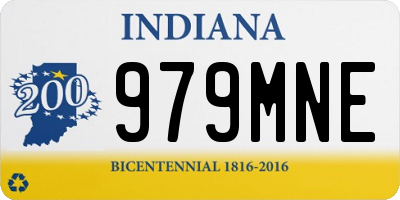 IN license plate 979MNE