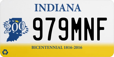 IN license plate 979MNF