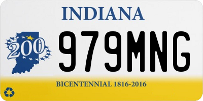 IN license plate 979MNG