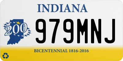 IN license plate 979MNJ