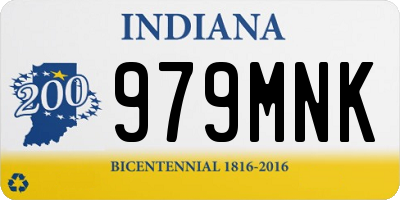 IN license plate 979MNK
