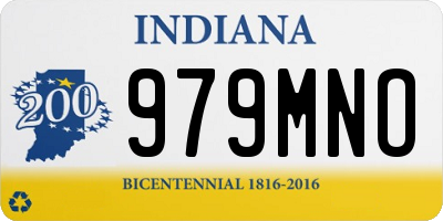 IN license plate 979MNO