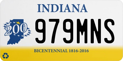 IN license plate 979MNS