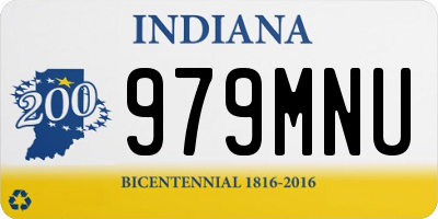 IN license plate 979MNU