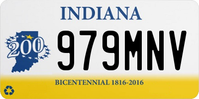 IN license plate 979MNV