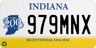 IN license plate 979MNX