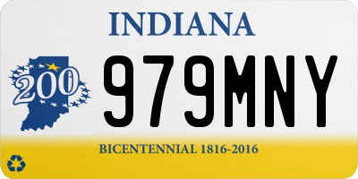 IN license plate 979MNY