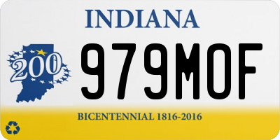IN license plate 979MOF