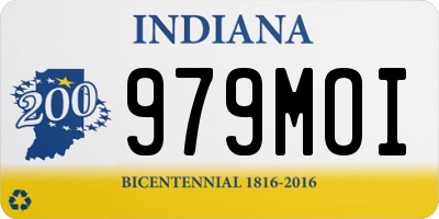 IN license plate 979MOI