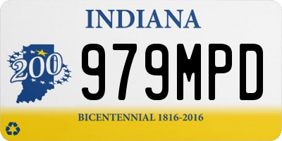 IN license plate 979MPD
