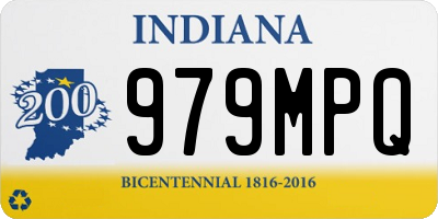 IN license plate 979MPQ
